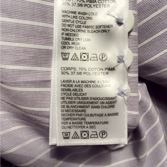 Tommy Bahama Purple Newport Coast pocket Casual Button Down long sleeve Shirt XL - Picture 5 of 5